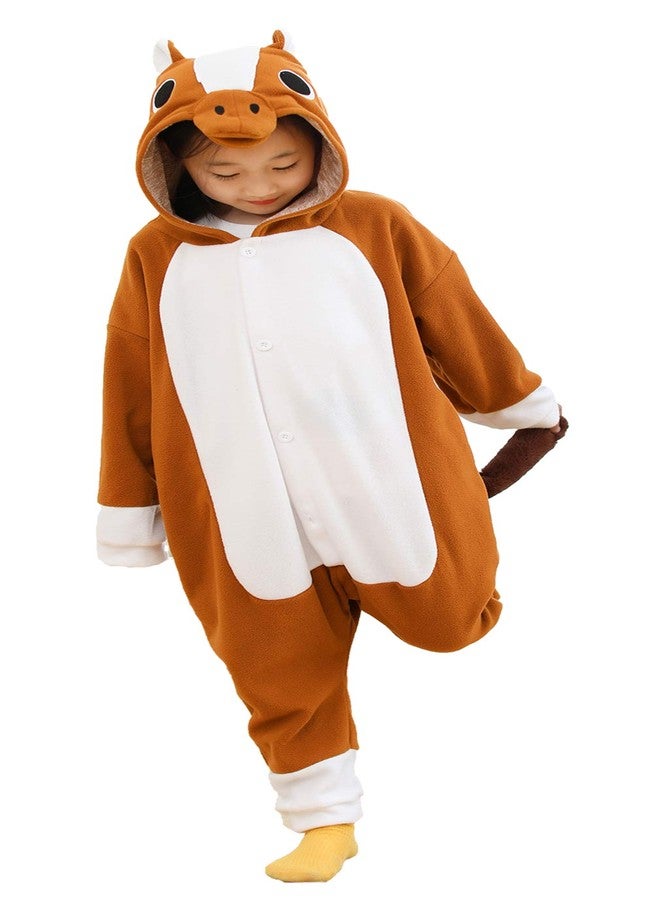 Livelycos Kids Animal Onesie Pajamas Horse Cosplay Costume 10 Years - Image 3
